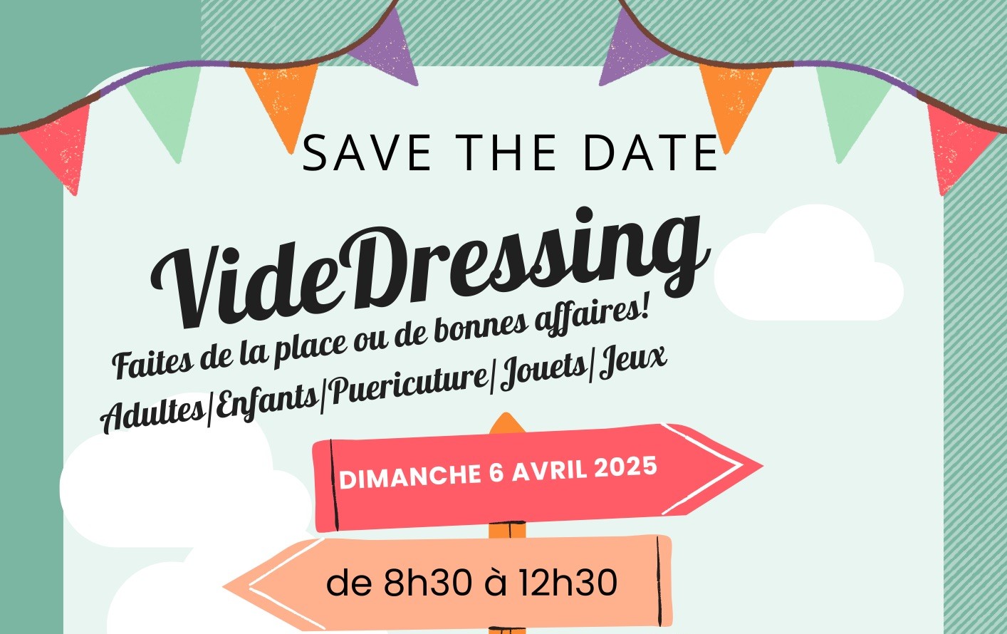 You are currently viewing Vide-dressing organisé par l’APEL école Louis Querbes le 6 avril 2025