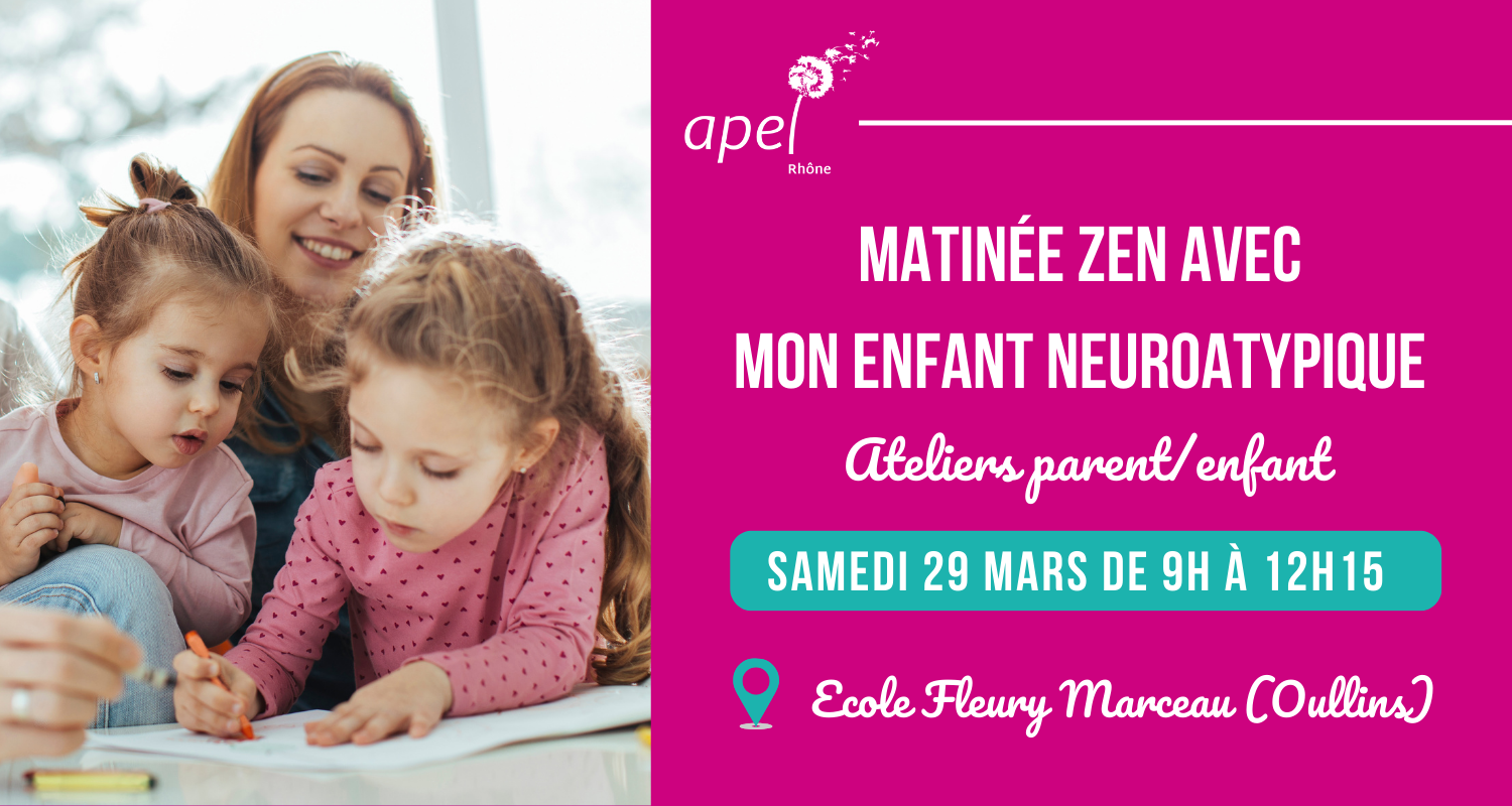 Lire la suite à propos de l’article Matinée zen avec mon enfant neuro-atypique le 29 mars