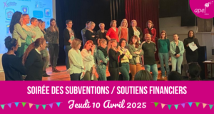 Lire la suite à propos de l’article Soirée des subventions / Soutiens financiers 2025